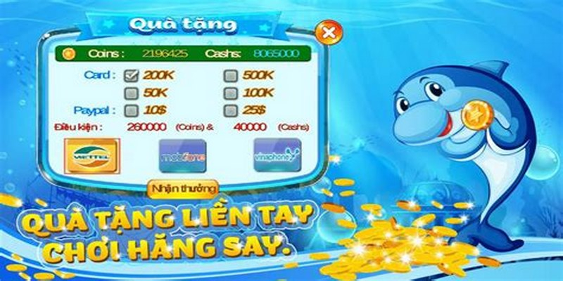 Hoàn tất các thông tin nạp thẻ bắn cá online