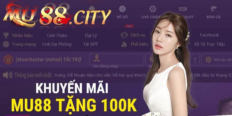 Khuyến mãi 100% giá trị tiền nạp cho lần nạp đầu tiên